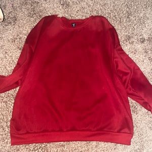Brand new red crew neck